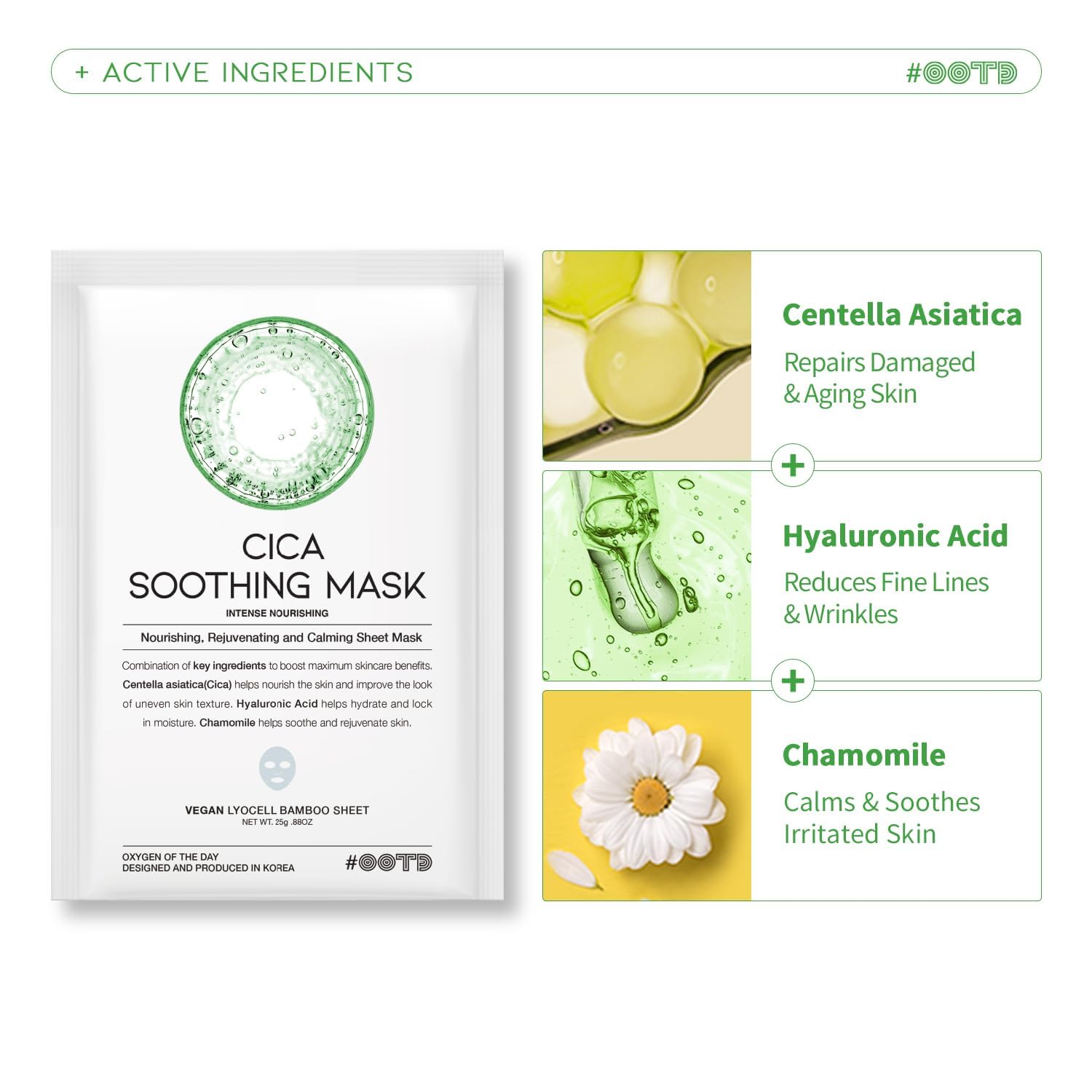 Hydrating Soothing Sheet Masks Gift Set for Skincare, Korean Vegan Sheet Mask for Dry, Sensitive Skin, Calming, Smoothing, Brightening, Collagen, Ceramide, Cica, Hyaluronic Acid 30EA