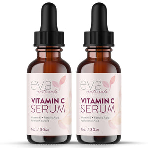 Vitamin C Serum 20% For Face, Pure Vitamin C Face Serum for Wrinkles, Acne, Dry Skin, and Dark Spots - Facial Vitamin C Serum (1oz)