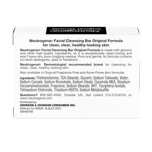 Neutrogena Facial Bar, Original Formula, 3.5 oz (Pack of 3)