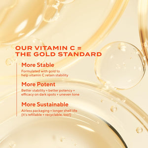 Murad Vita-C Glycolic Serum - Advanced Brightening Vitamin C and Glycolic Acid Face Serum for Improved Skin Tone and Texture - Gold-Stabilized Vitamin C for Enhanced Efficacy and Potency