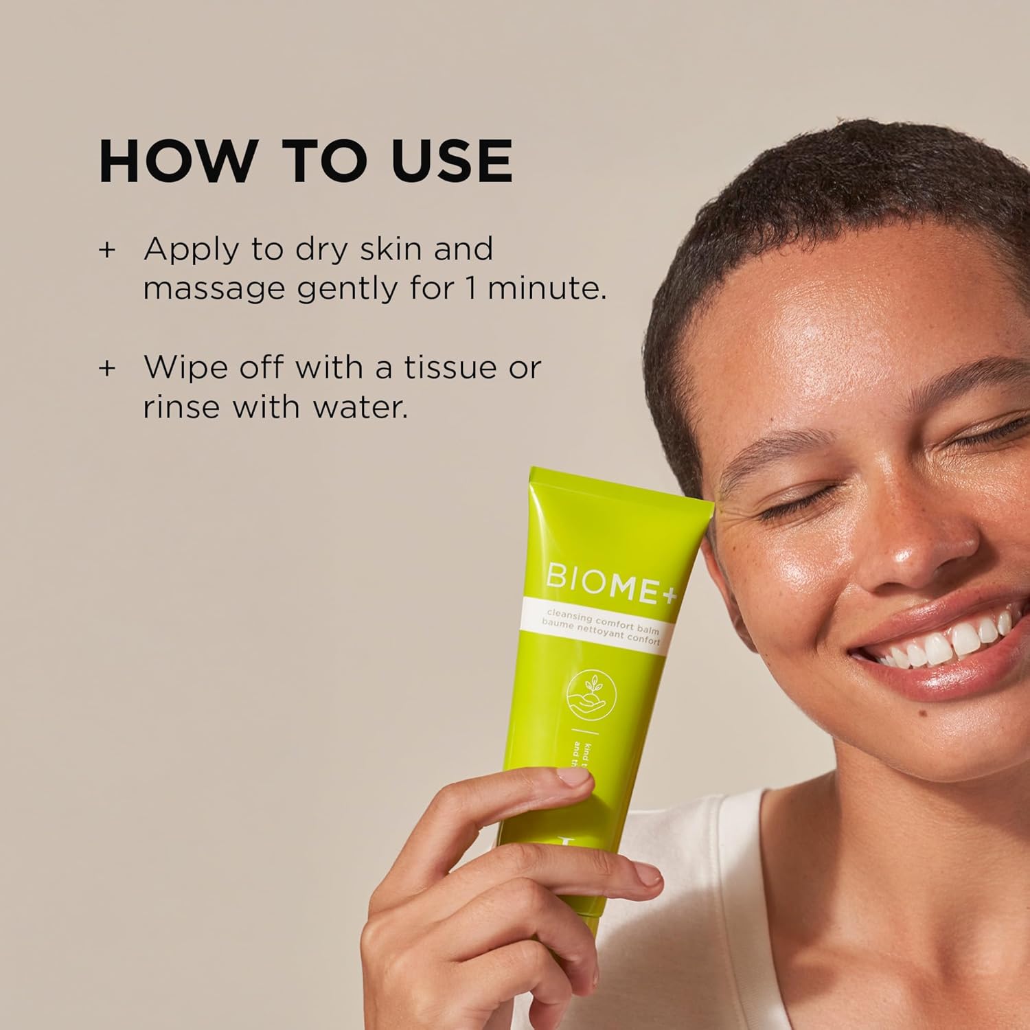 IMAGE Skincare BIOME+ Cleansing Comfort Balm, Microbiome Friendly Gentle Cleanser, Reduces Moisture Loss