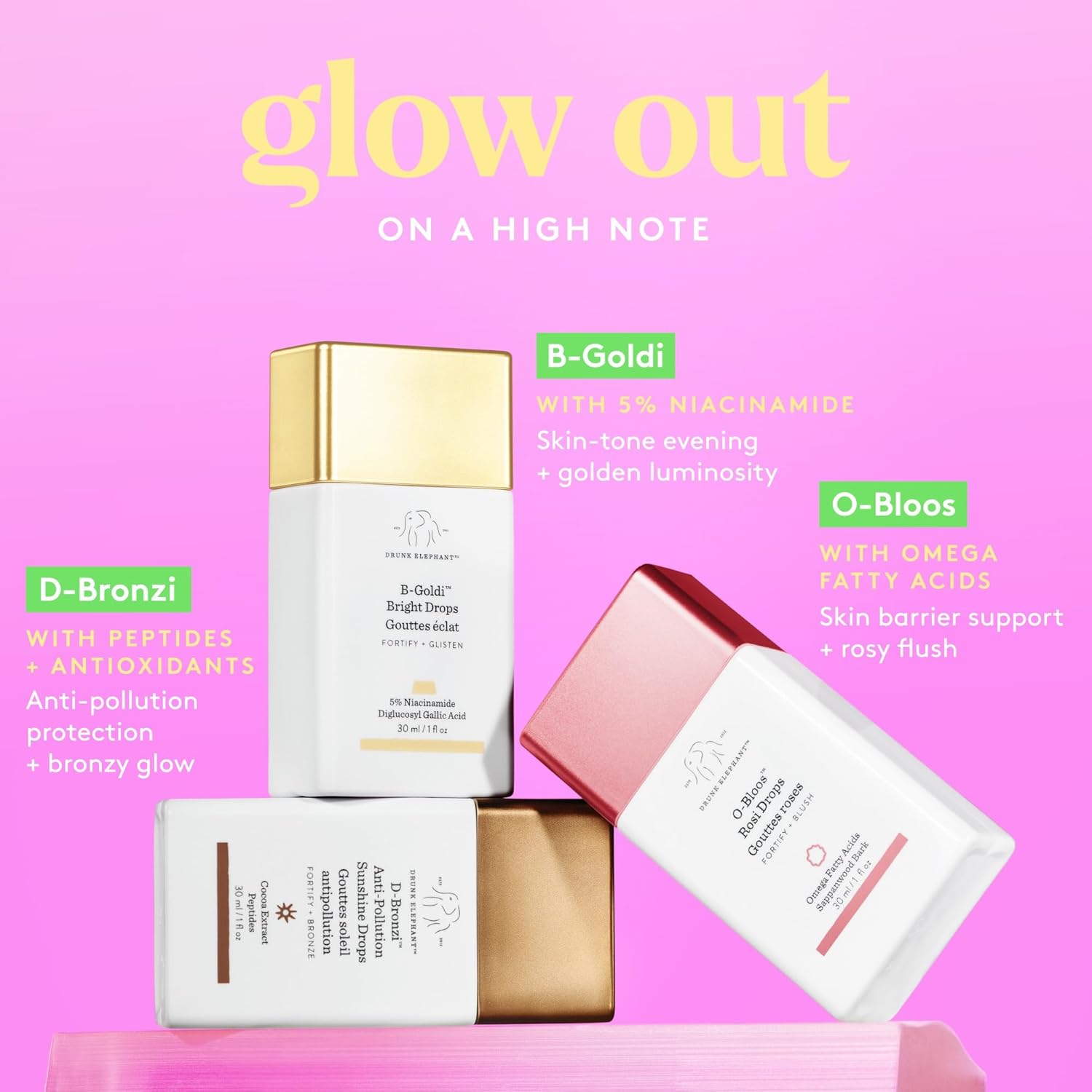 Drunk Elephant D-Bronzi Sunshine Drops - 30 ml/1 fl oz - Bronzing Color Serum Drops - Clean Clinical Skincare - Cruelty-Free - Dermatologist-Tested - Free of Essential Oils, Silicones, and Fragrance