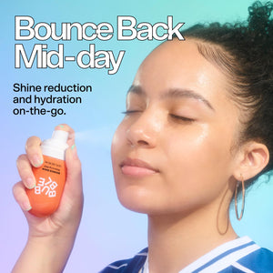 Bubble Skincare Bounce Back Balancing Facial Toner Mist - Hydrating Toner Spray + Pore Minimizer Made with Sea Water and Niacinamide to Help Improve Texture & Radiance (55ml)