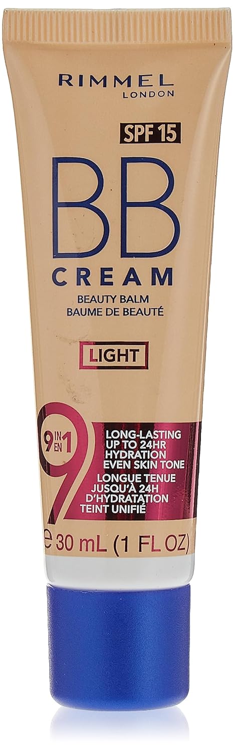 Rimmel London BB Cream with Brightening Effect, Light, 30ml, Pink