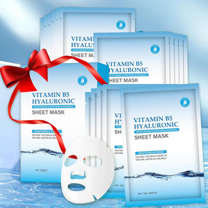Facial Mask Anti Acne Face Masks Skin Care, Sheet Masks With Salicylic Acid Sheet For Acne Prone Hydrating Moisturizing Skincare for Scar Breakouts Pimple Beauty Oil Control Redness 10 Sheets