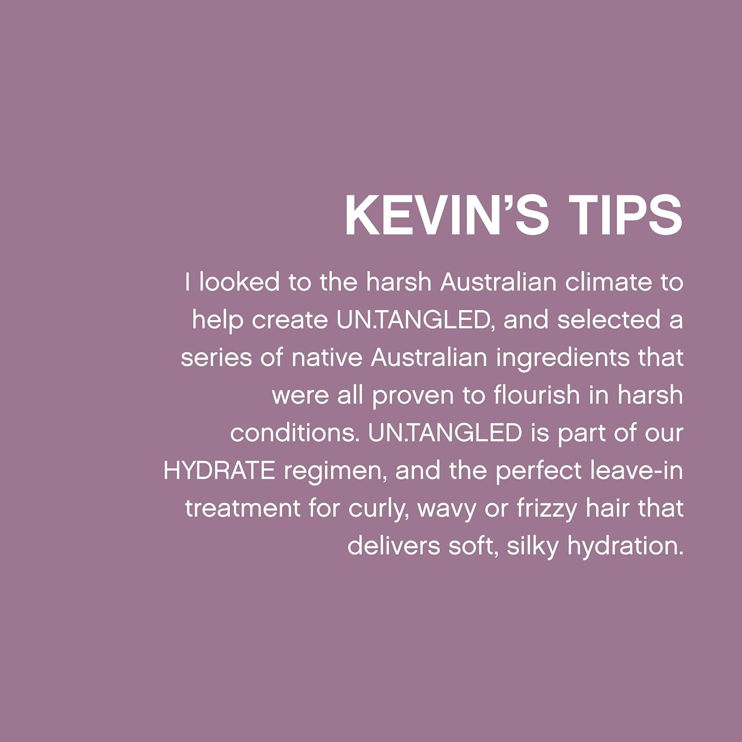 KEVIN.MURPHY UN.TANGLED - Hair Detangler Leave-In Conditioner Spray - For All Hair Types - With Australian Fruit Extracts - 150 mL / 5.1 fl oz