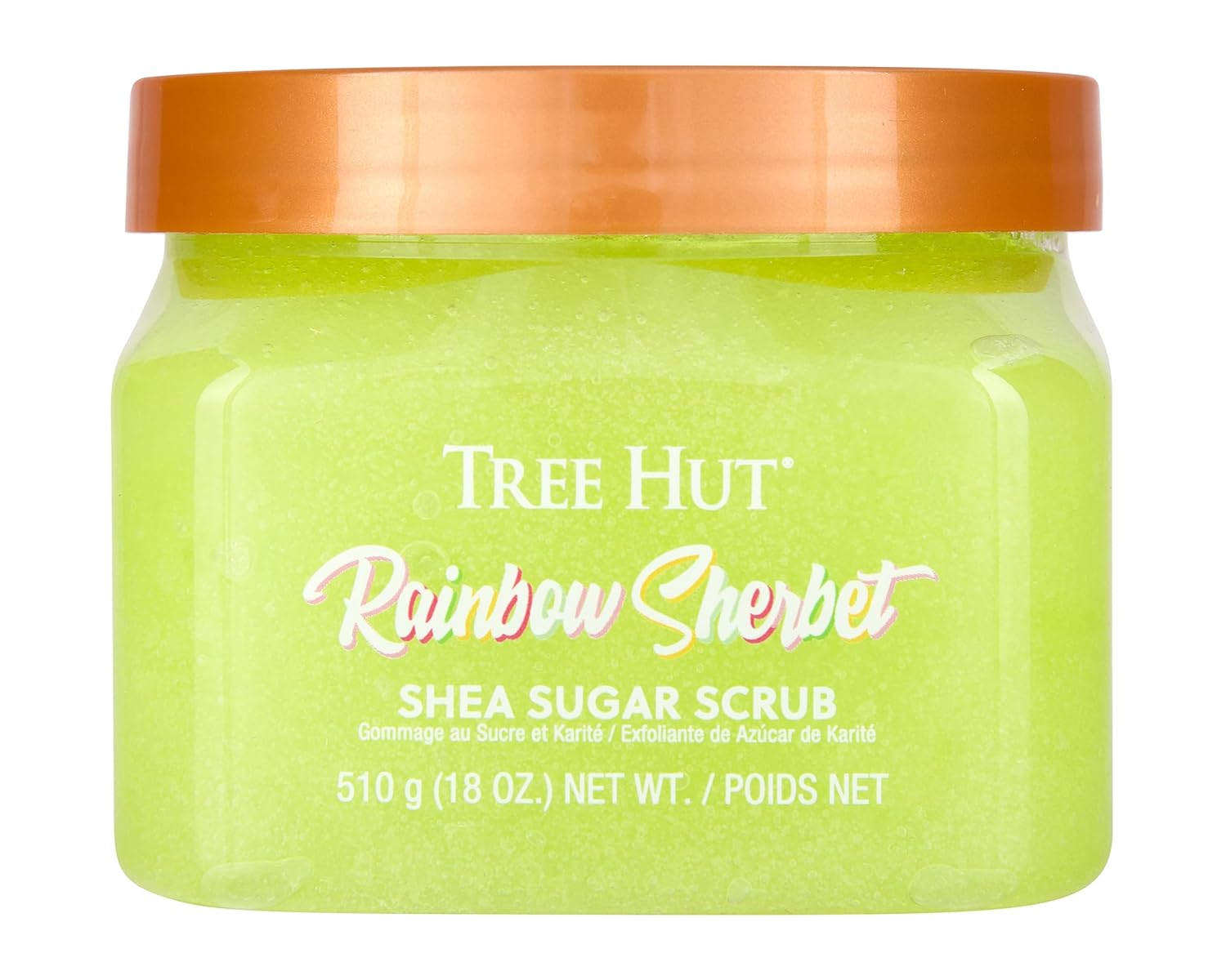 Tree Hut Shea Sugar Scrub Tropical Mango, 18oz, Ultra Hydrating and Exfoliating Scrub for Nourishing Essential Body Care