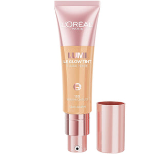 L'Oreal Paris Lumi Le Glow Skin Tint, Lightweight Water-Based Tinted Serum with Foundation-Like Coverage, Glow Illuminator, Neutral 400, 0.85 Fl Oz
