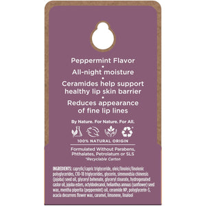Burt's Bees Overnight Intensive Lip Treatment, 0.25 oz - Moisturizing, Restorative, Reduces Fine Lines, Vitamin E, Ceramides Oils, Leaping Bunny Certified, Compact Jar