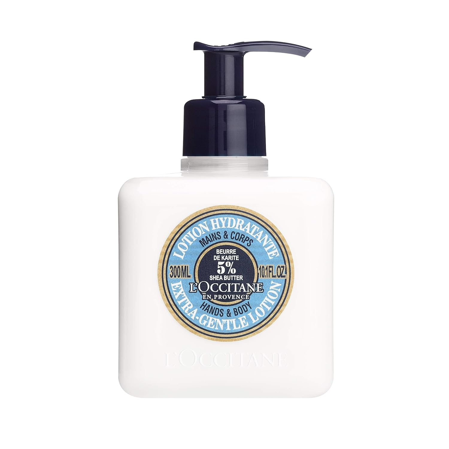 L’OCCITANE Shea Butter Extra-Gentle Moisturizing Lotion: Organic Verbena Extract, Relaxing Lavender, Comfort Skin, Fast-Absorbing Lotion, With 5% Organic Shea Butter, Vegan, Lightweight