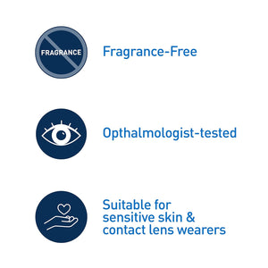 CeraVe Eye Makeup Remover with Hyaluronic Acid and Ceramides, Waterproof, Non-Comedogenic, Fragrance Free, Non-Greasy & Ophthalmologist Tested, 4 Ounces