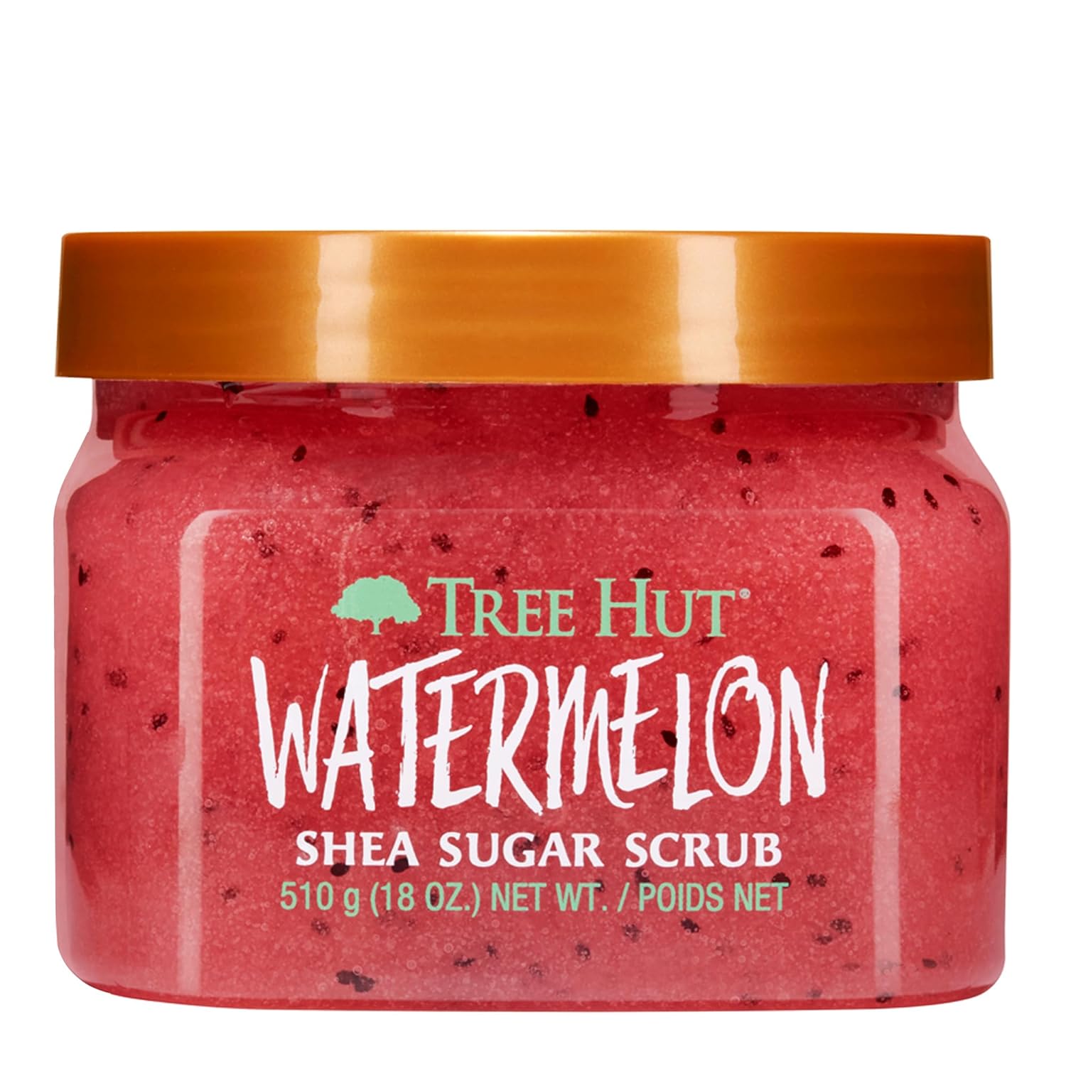Tree Hut Shea Sugar Scrub Tropical Mango, 18oz, Ultra Hydrating and Exfoliating Scrub for Nourishing Essential Body Care