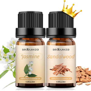 Sedbuwza Rose Essential Oil, 100% Pure Organic Rose Fragrance Oil for Diffuser, Humidifier, Soap, Candle, Perfume - 10ml