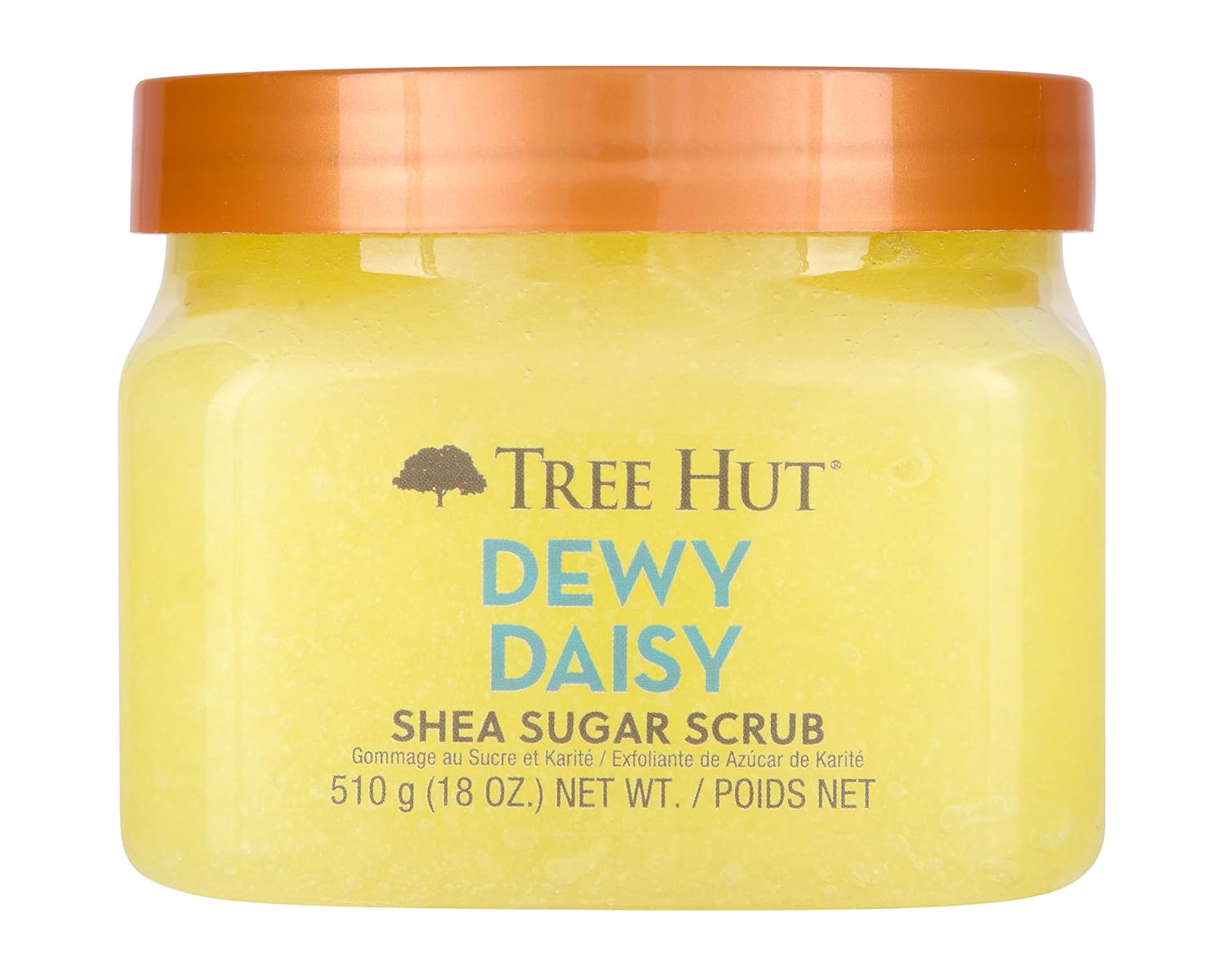 Tree Hut Shea Sugar Scrub Tropical Mango, 18oz, Ultra Hydrating and Exfoliating Scrub for Nourishing Essential Body Care