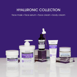 Advanced Clinicals Hyaluronic Acid Moisturizer Body Cream W/Vitamin E | Hydrating Cream & Body Lotion For Women & Men To Help Improve Look of Wrinkles, Dry Skin, Crepey Looking Skin, 16 Ounce