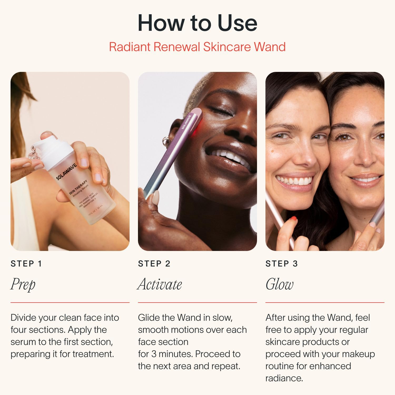 SolaWave Skin Therapy Activating Serum with 1 Refill | Enhance Red Light Therapy Wand Results | Hydrating Skincare for Microcurrent Galvanic Current (2-Pack)