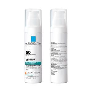 La Roche Posay Anthelios UV Sunscreen SPF 50, Daily Sunscreen for Face in 3 Formulas, UV Tone with Niacinamide, UV Hydra with Hyaluronic Acid, UV Clear with Azelaic Acid, Broad Spectrum Invisible SPF