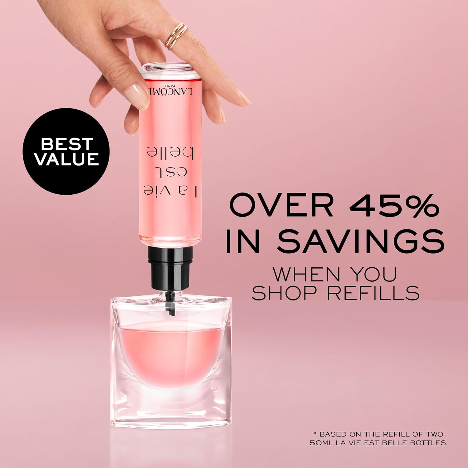 Lancôme La Vie Est Belle Eau de Parfum - Long Lasting Fragrance with Notes of Iris, Earthy Patchouli, Warm Vanilla & Spun Sugar - Floral & Sweet Women's Perfume