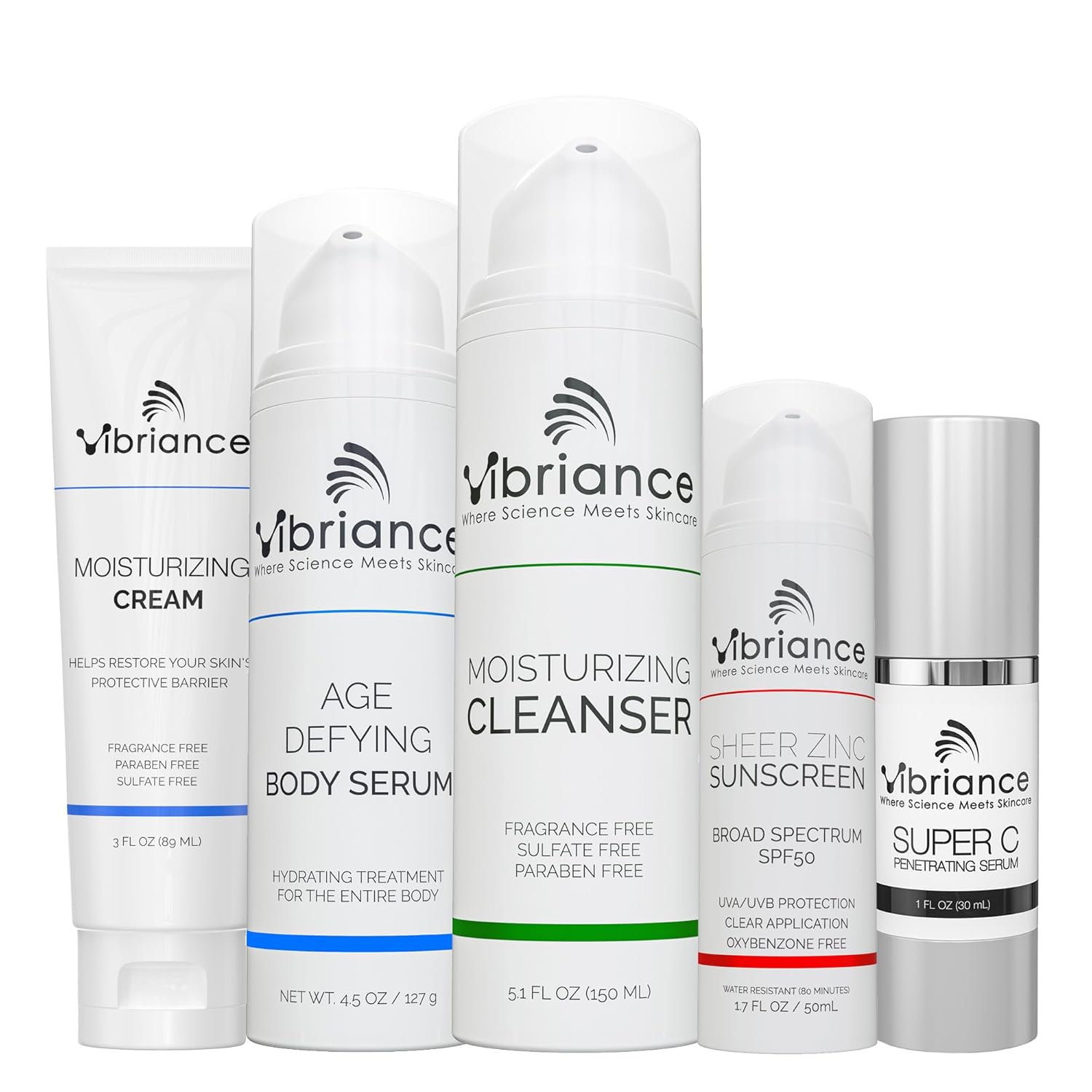 Vibriance Super C Serum for Mature Skin - All-in-One Vitamin Formula Hydrates, Firms, Lifts, Smooths, Targets Age Spots, Wrinkles, 1 fl oz