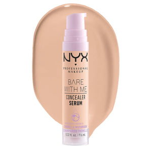 NYX PROFESSIONAL MAKEUP Bare With Me Concealer Serum, Concealer Makeup For Up To 24Hr Hydration - Beige