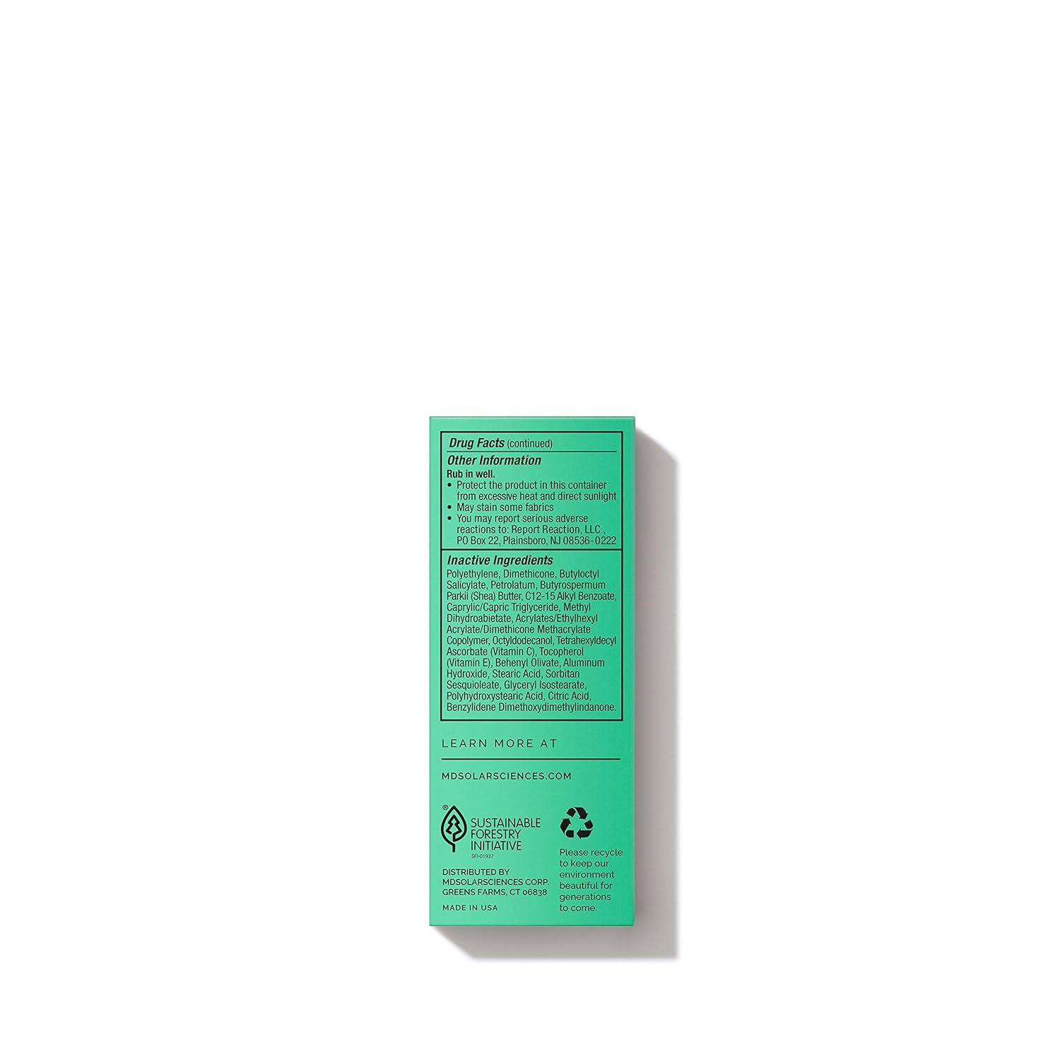 MDSolarSciences Mineral KidStick SPF 40 | Sunscreen Stick for Kids | Water-Resistant, Broad Spectrum UV Protection | Easy Glide-On Zinc Formula Safe for Sensitive Skin | Reef-Safe, Non-Greasy (0.6 Oz)