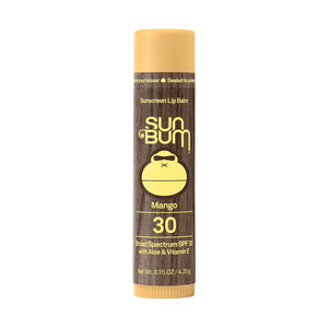 Sun Bum SPF 30 Sunscreen Lip Balm 3 Flavor Variety Pack - Coconut, Banana, Watermelon - Moisturizing Aloe Vera and Vitamin E - Vegan and Cruelty Free - UVA/UVB Lip Protection - 0.15 oz , 3 ct