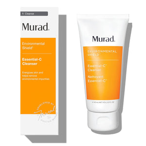 Murad Essential-C Cleanser - Energizing Antioxidant Citrus Face Wash with Vitamin C Technology - Brightening Foaming Gel Washes Away Pollution and Impurities & Conditions and Nourishes Skin