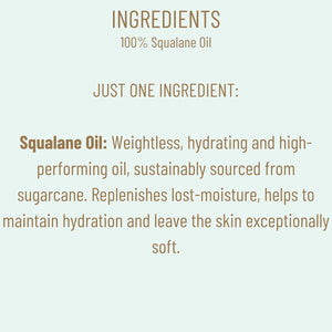 BIOSSANCE 100% Squalane Oil - Sustainable, Vegan Face Oil & Body Oil - Hydrating, Fast-Absorbing Moisturizer - Ideal for Oily Skin, Face, Hair - Organic Sugarcane-Derived Squalane, 3.3 ounces
