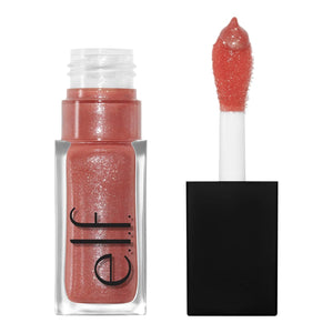 e.l.f. Glow Reviver Lip Oil, Nourishing and Hydrating with High-Shine Glimmer Finish & Sheer Wash Of Color, Minty Scent, Non-Sticky, Vegan & Cruelty-free, Citrine Gleam