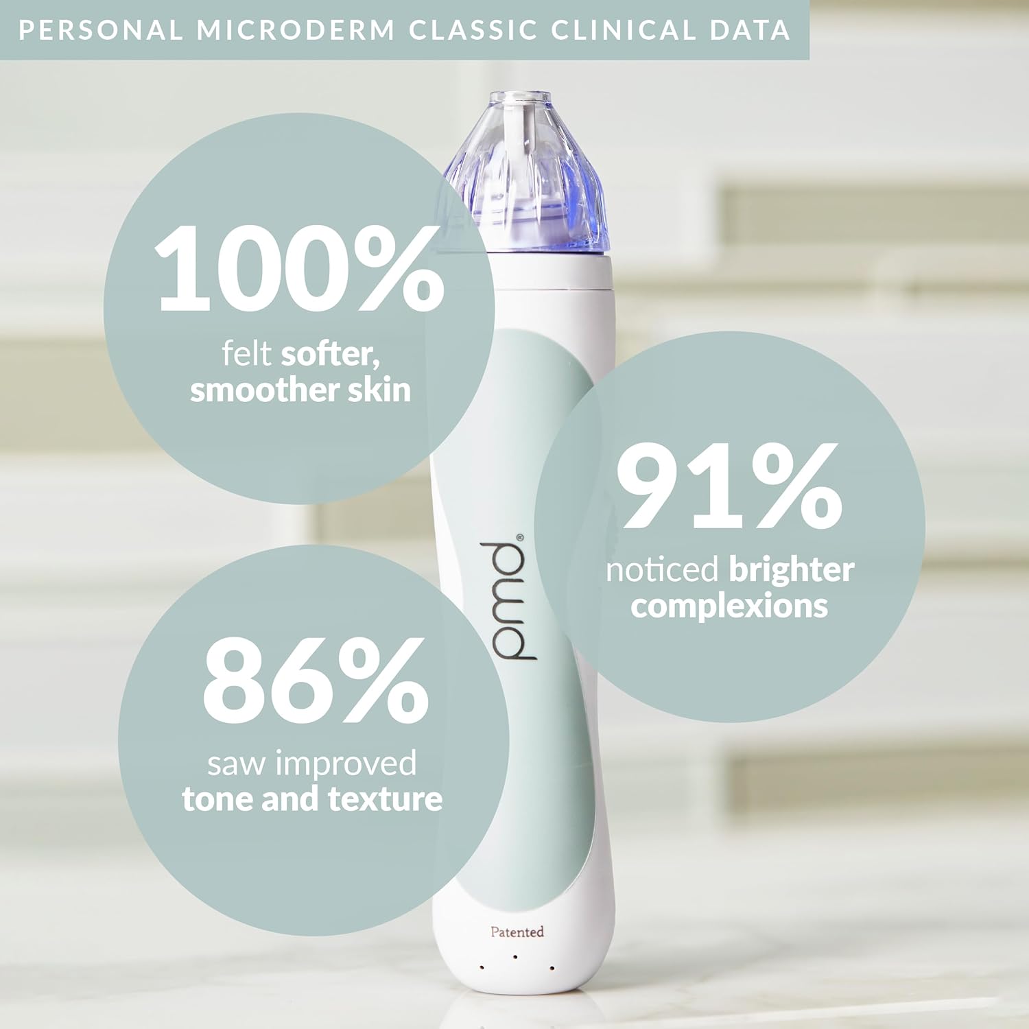 PMD Personal Microderm Classic - At-Home Microdermabrasion Machine with Kit for Face & Body