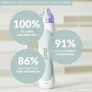 PMD Personal Microderm Classic - At-Home Microdermabrasion Machine with Kit for Face & Body