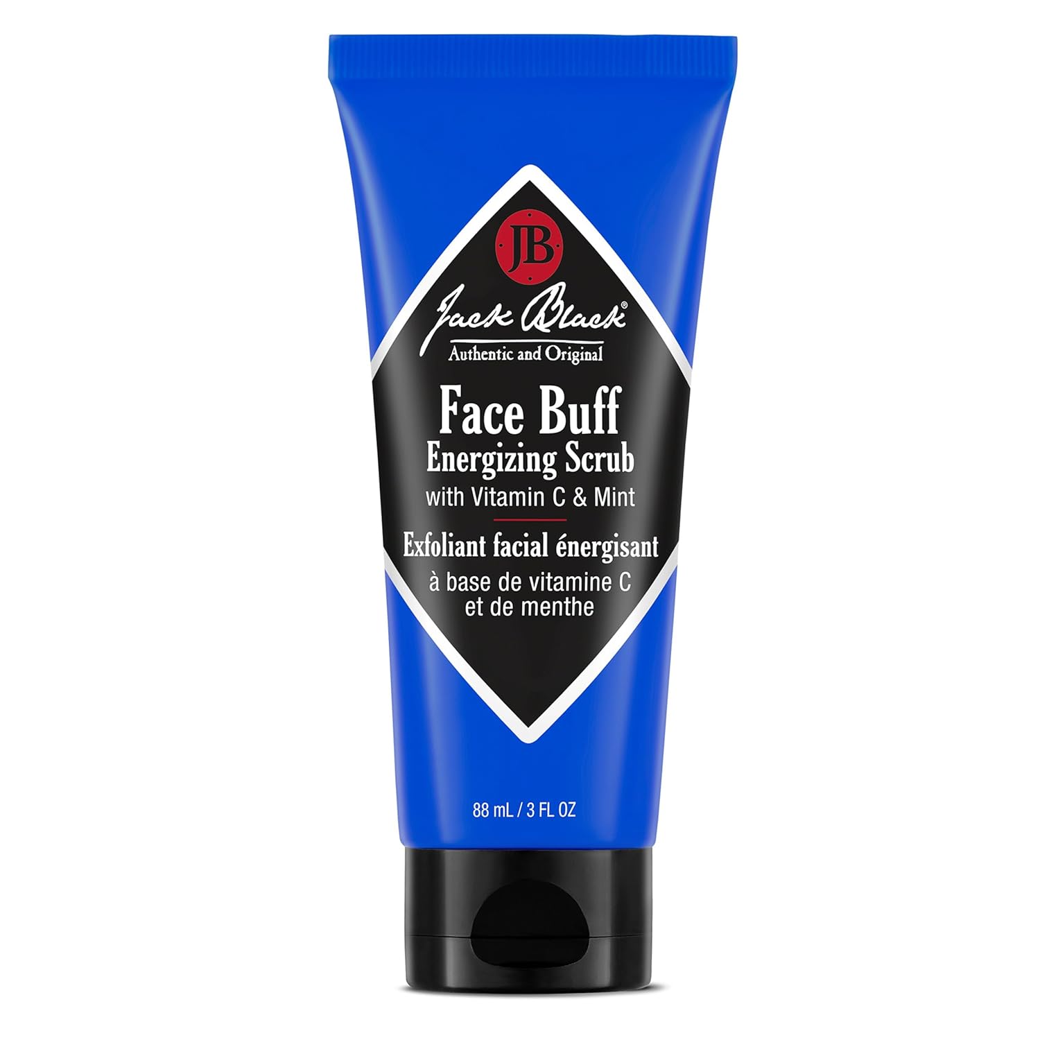 Jack Black Face Buff Energizing Scrub - Mens Face Wash & Pre Shave Scrub, Face Cleanser for Men, Pre Shave for Men, Mens Facial Cleanser, Mens Face Scrub, Exfoliating Face Wash, Jack Black Face Scrub