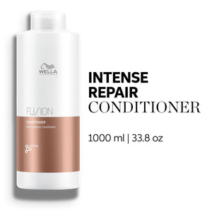 Wella Professionals Fusion Intense Repair Conditioner | For Damaged Hair| Hair Repair| Anti-Hair Breakage| 33.8 Fl Oz