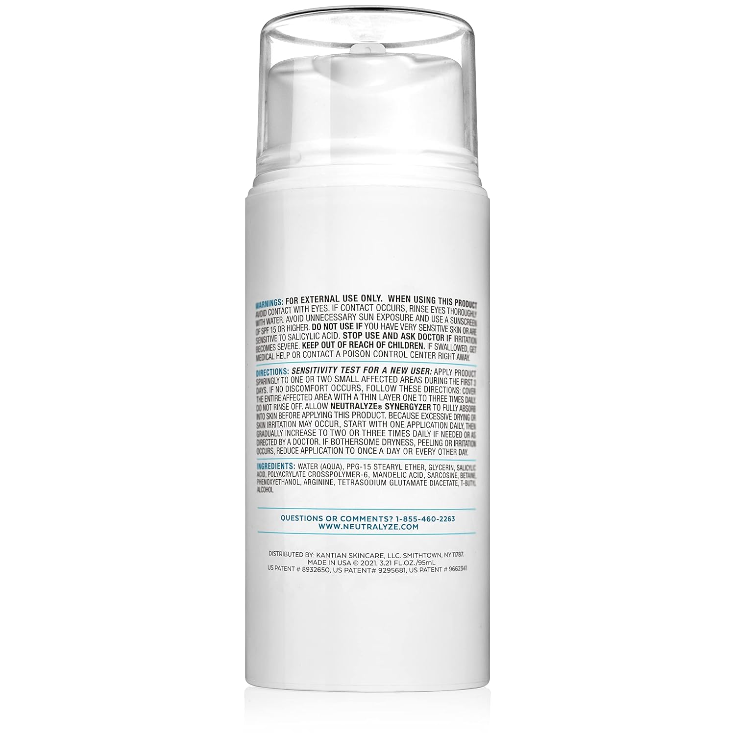 Maximum Strength Acne Moisturizer for Face & Body - Time Released AHA + BHA Facial Moisturizer Cream with 2% Mandelic Acid & 2% Salicylic Acid - Renewal Complex Treatment for Acne Prone Skin