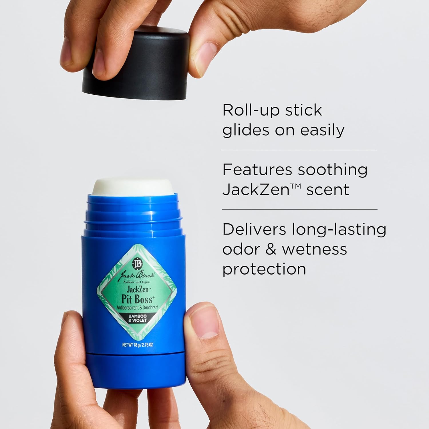 Jack Black Pit Boss Antiperspirant & Deodorant Men - 2.75 oz - Mens Deodorant for Sensitive Skin