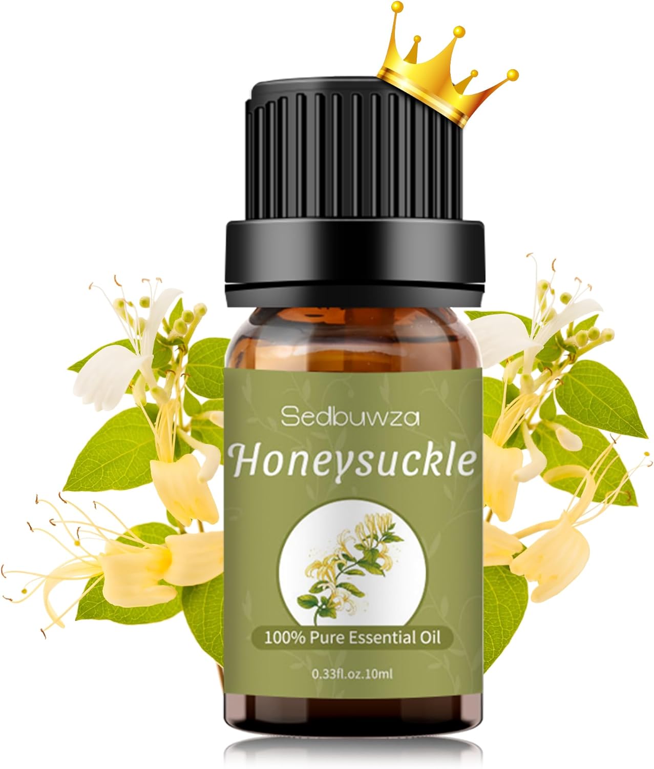 Sedbuwza Rose Essential Oil, 100% Pure Organic Rose Fragrance Oil for Diffuser, Humidifier, Soap, Candle, Perfume - 10ml