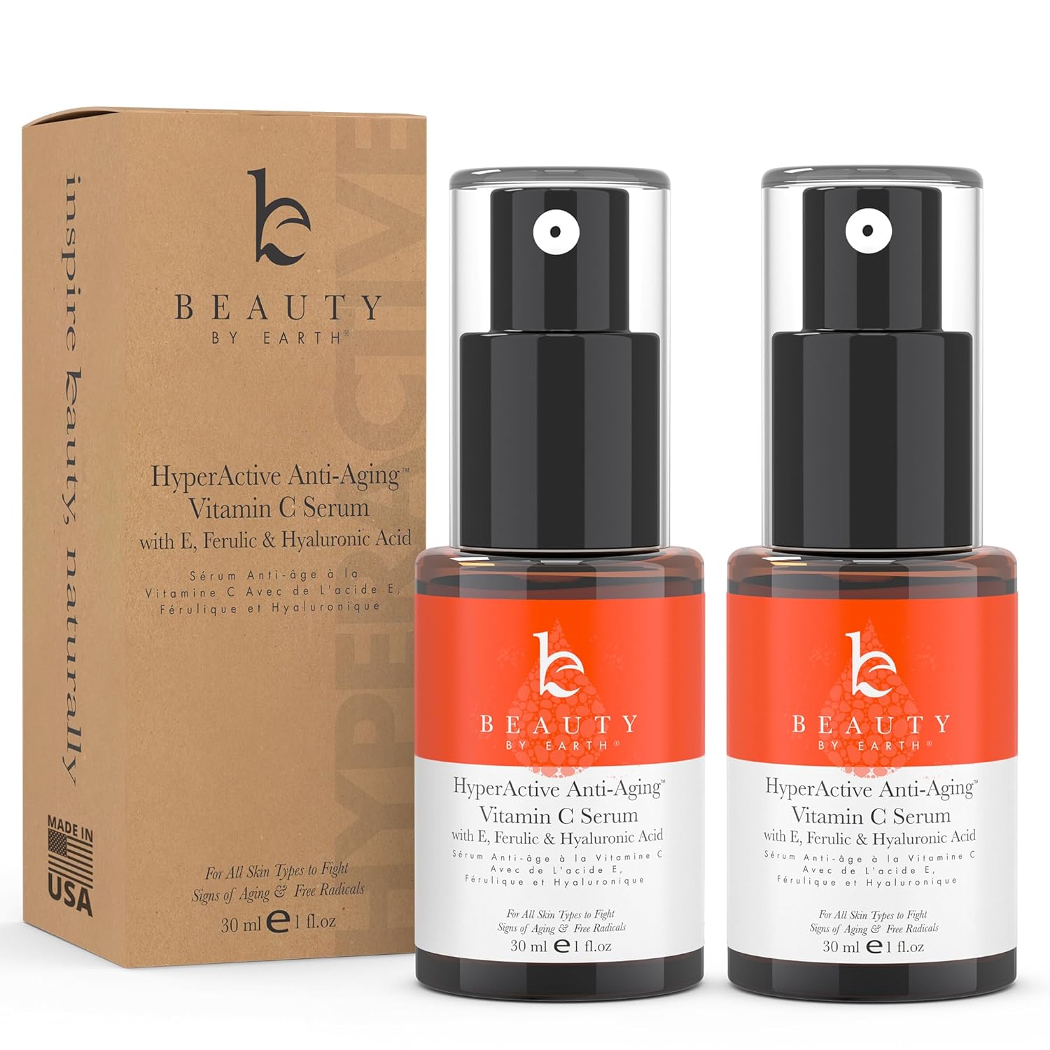 Hyaluronic Acid Serum for Face - USA Made with Natural & Organic Ingredients, Hydrating Anti Aging Face Serum, Softens and Smoothes Dry & Sensitive Skin, Fragrance Free Day & Night Facial Serum