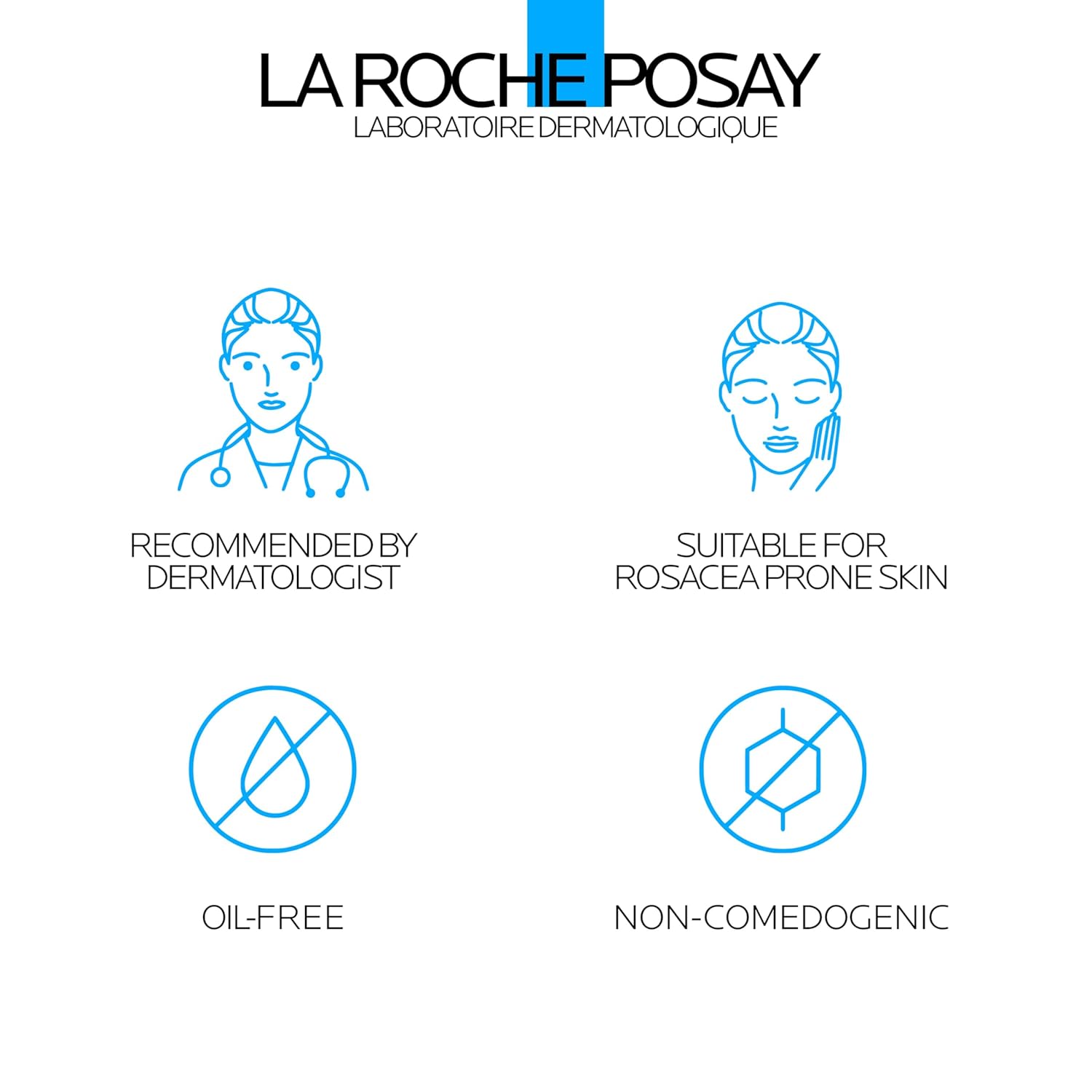La Roche Posay Anthelios UV Sunscreen SPF 50, Daily Sunscreen for Face in 3 Formulas, UV Tone with Niacinamide, UV Hydra with Hyaluronic Acid, UV Clear with Azelaic Acid, Broad Spectrum Invisible SPF