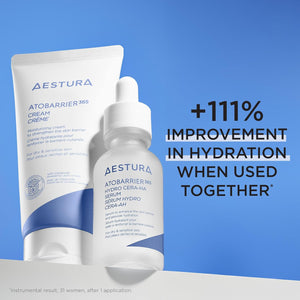 AESTURA ATOBARRIER365 Hydro CERA-HA Face Serum with Ceramide, Hyaluronic Acid, and Niacinamide for Skin Moisture Barrier Repair | Deep Hydration, Suitable for Dry & Sensitive Skin, 30ML / 1.01 fl.oz.