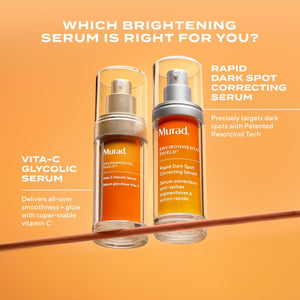 Murad Vita-C Glycolic Serum - Advanced Brightening Vitamin C and Glycolic Acid Face Serum for Improved Skin Tone and Texture - Gold-Stabilized Vitamin C for Enhanced Efficacy and Potency