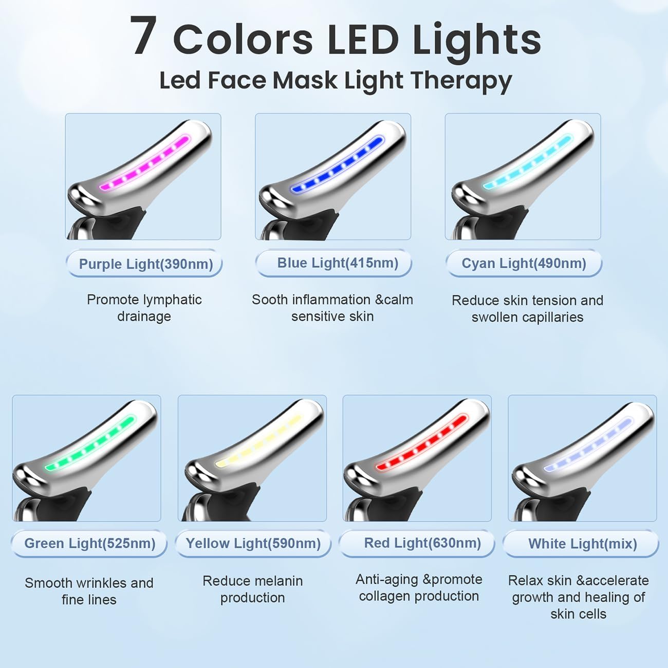 Face and Neck Massager, Triple-Action Wrinkle Remover with Red Light Therapy for Skin Care, Cleansing, Rejuvenating, and Smoothing (Black)