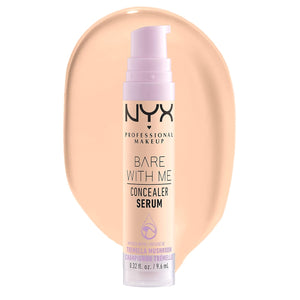 NYX PROFESSIONAL MAKEUP Bare With Me Concealer Serum, Concealer Makeup For Up To 24Hr Hydration - Beige