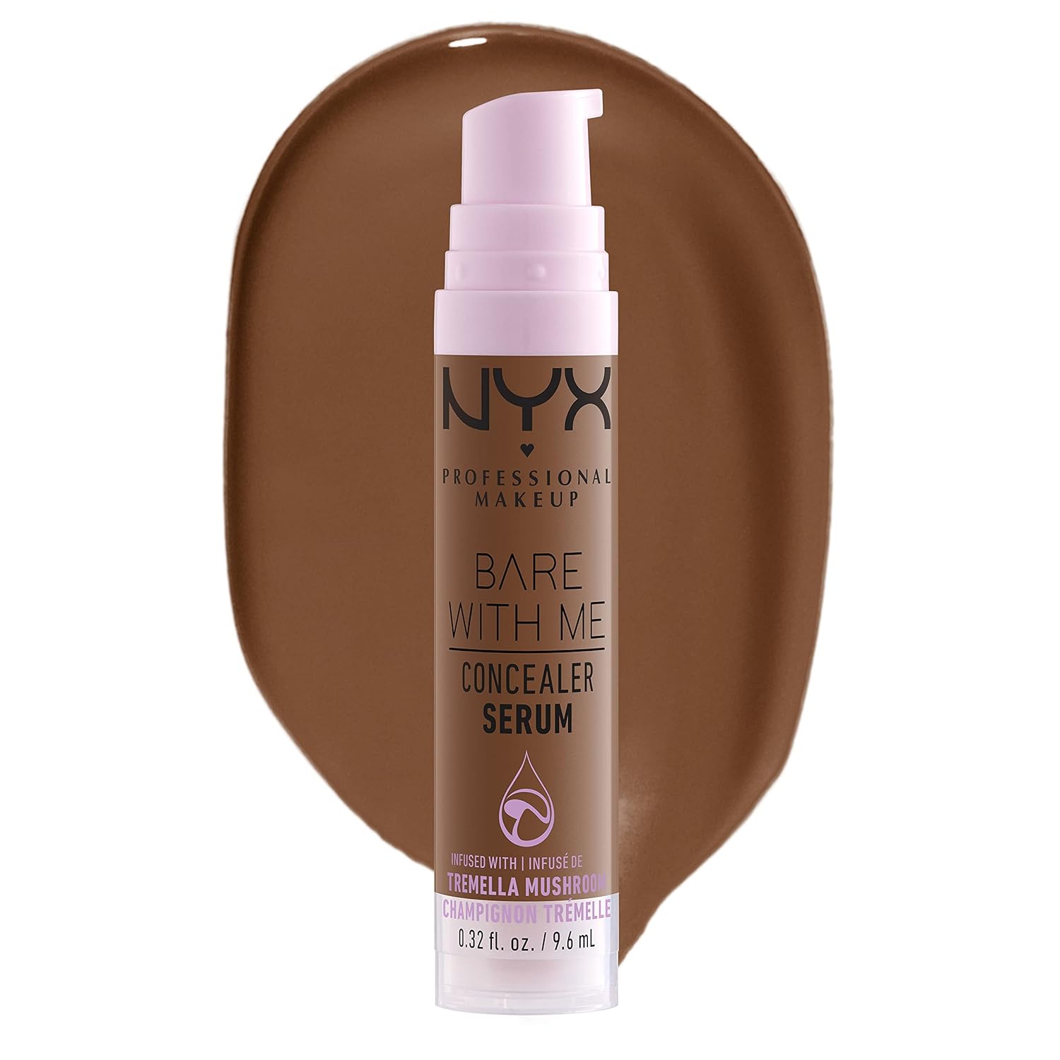 NYX PROFESSIONAL MAKEUP Bare With Me Concealer Serum, Concealer Makeup For Up To 24Hr Hydration - Beige