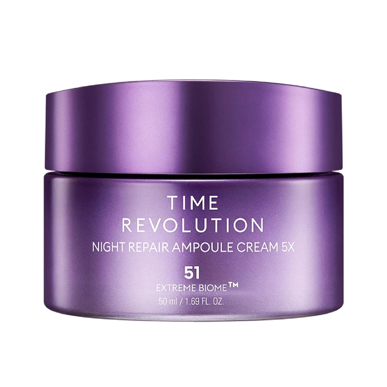 MISSHA Time Revolution Night Repair Face Serum Ampoule (5th Gen) - Overnight Probiotic Skincare for Intensive Repair and Radiance, 1.69 Fl Oz