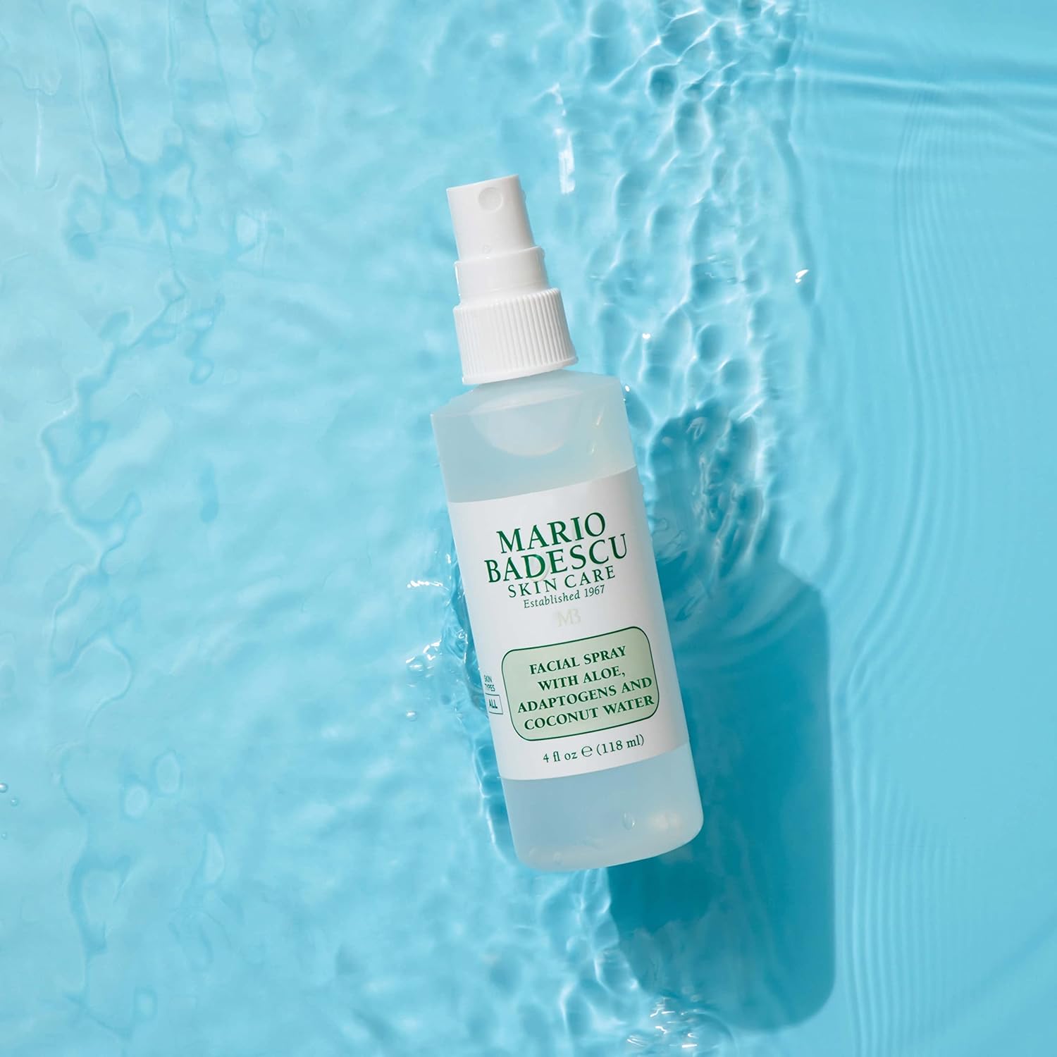 Mario Badescu Setting Facial Spray Mist with Aloe & Coconut Water, Refreshing and Hydrating Makeup Spray, Alcohol, Fragrance, Dye & Sulfate Free