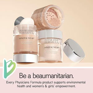Physicians Formula Mineral Wear Talc-Free Loose Powder Translucent Light, Dermatologist Tested, Clinically Tested