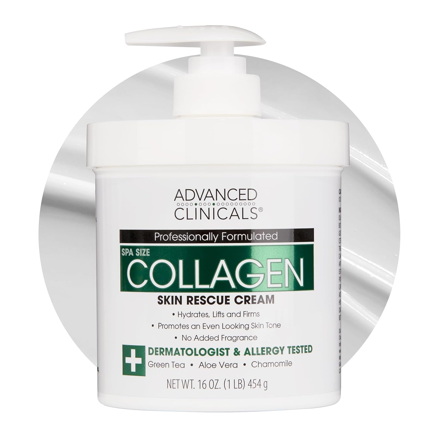 Advanced Clinicals Retinol Body Lotion + Collagen Cream Fragrance Free Face Moisturizer & Body Cream 2pc Skincare Set For Women & Men Helps Reduce Appearance Of Crepey Skin, Wrinkles, & Dry Skin, 2pc