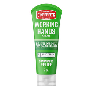 O'Keeffe's Working Hands Hand Cream for Extreme Dryness - 3 oz Tube (2 Pack) - Repairing Skincare for Cracked, Dry Hands