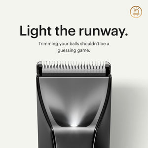 MANSCAPED® The Lawn Mower® 4.0, Electric Groin Hair Trimmer, Replaceable SkinSafe® Ceramic Blade Heads, Waterproof Wet/Dry Clippers, Rechargeable, Wireless Charging, Male Hygiene Grooming Razor