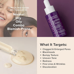 Paula's Choice CLINICAL 20% Niacinamide Vitamin B3 Concentrated Serum, Anti-Aging Treatment for Discoloration and Minimizing Large Pores, Fragrance-Free & Paraben-Free, 0.67 Ounce Dropper Bottle